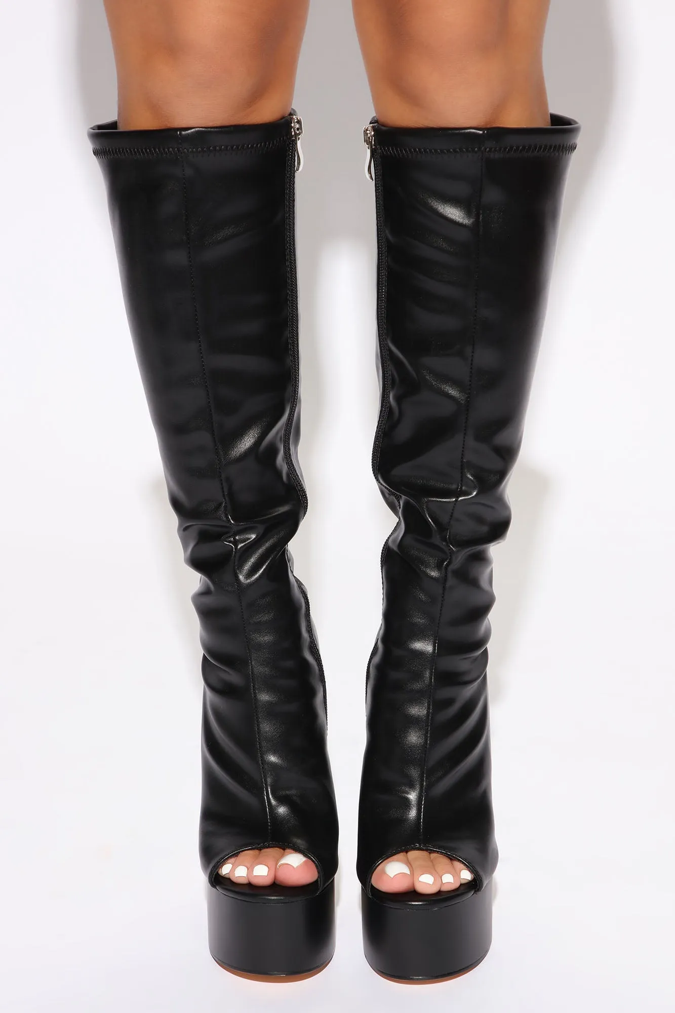 Addison Knee High Boots - Black