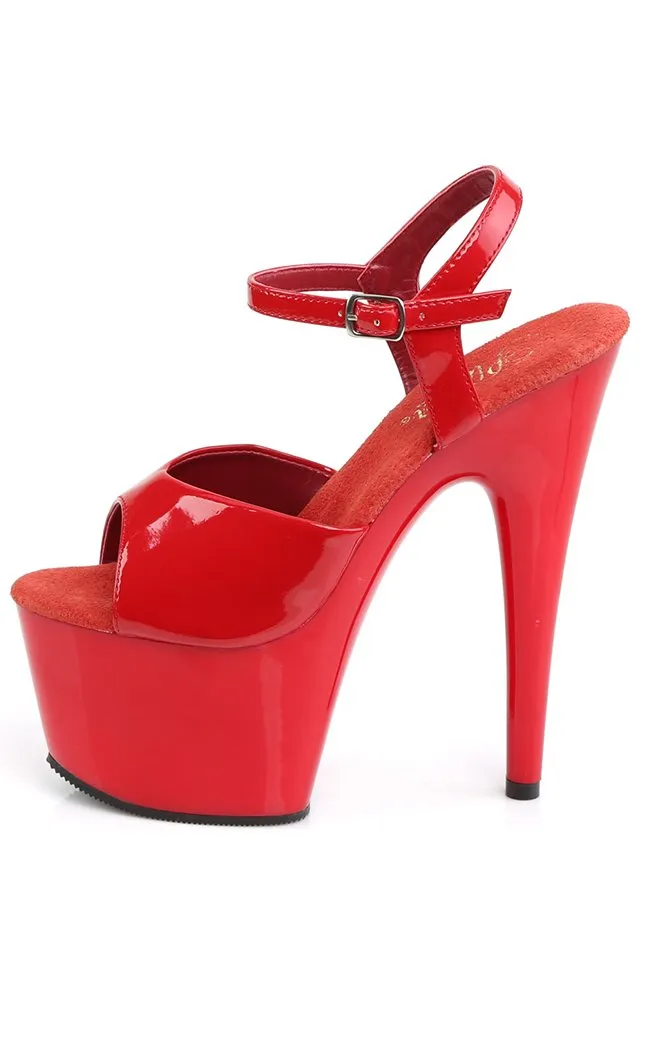 ADORE-709 Red Patent Heels