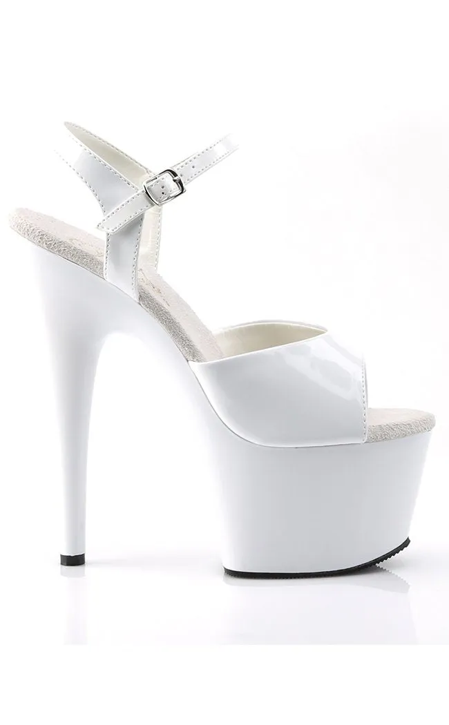 ADORE-709 White Patent Heels