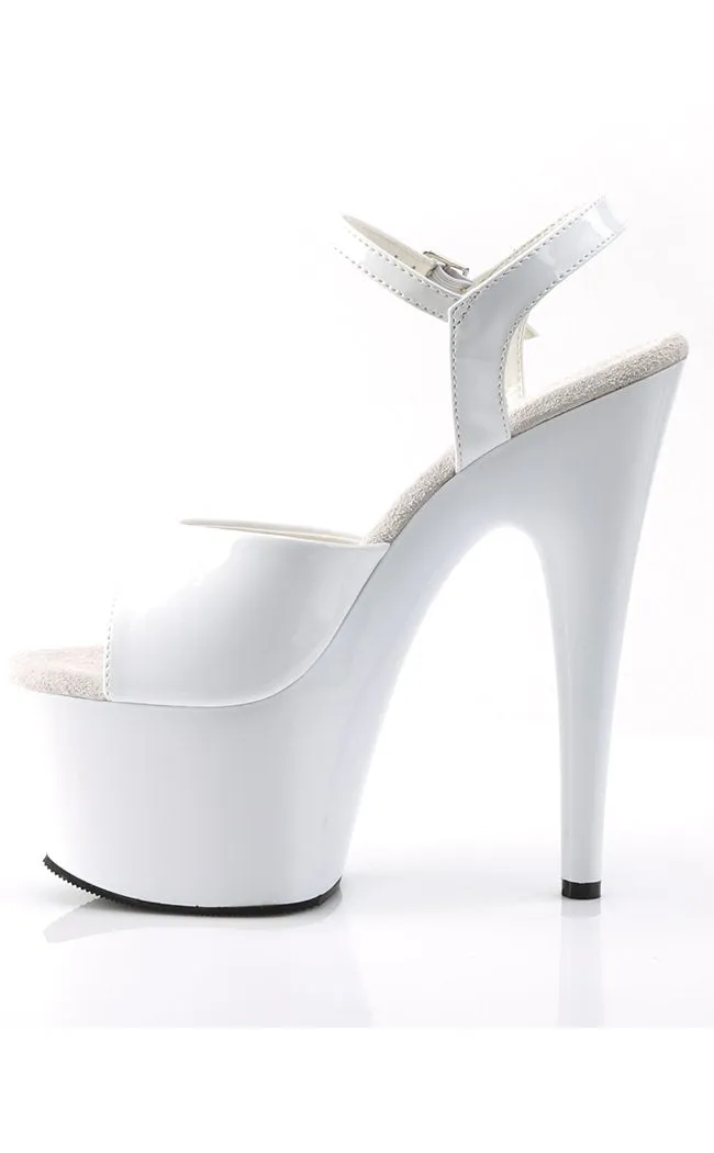 ADORE-709 White Patent Heels