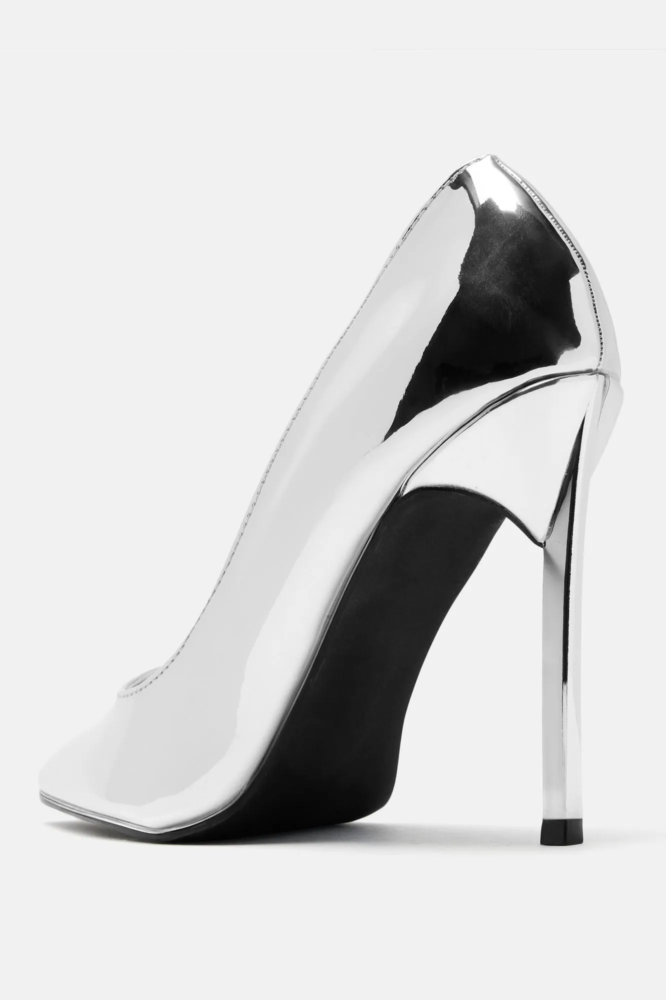 Alexia Stiletto Pumps - Silver