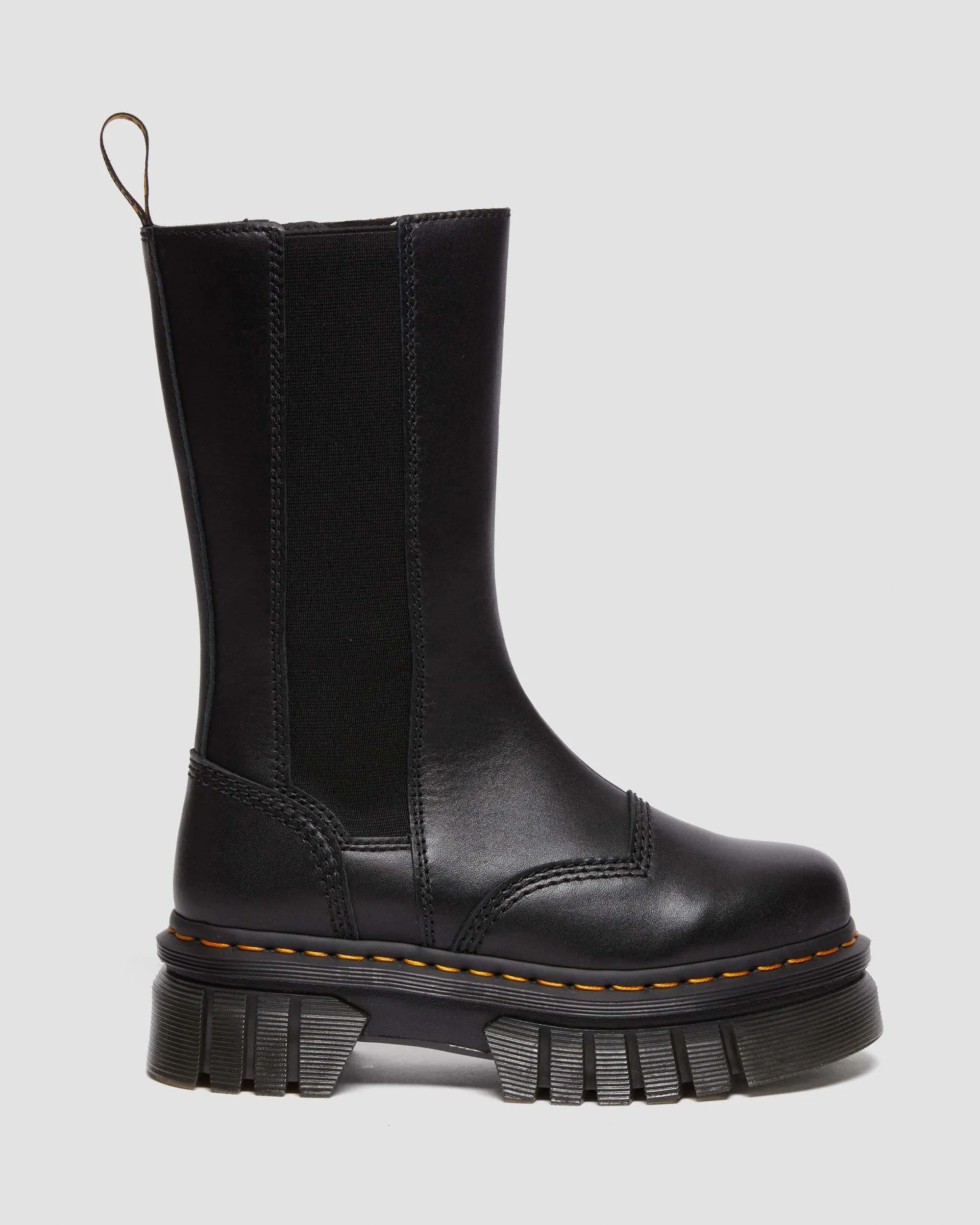 Audrick Tall Dr. Nappa Leather Platform Chelsea Boots. Martens