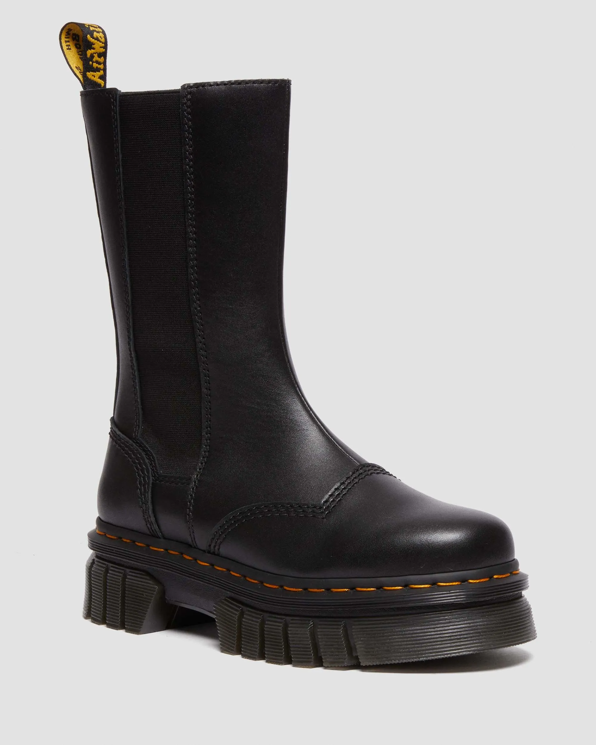 Audrick Tall Dr. Nappa Leather Platform Chelsea Boots. Martens