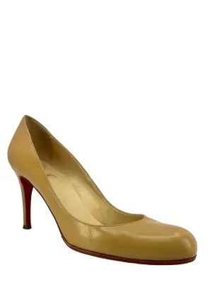 Christian Louboutin Leather Simple Pumps Size 7.5