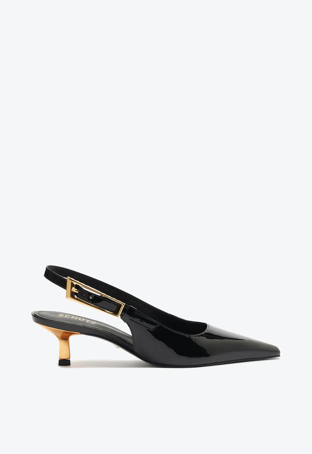 Ciara Mid Patent Leather Pump