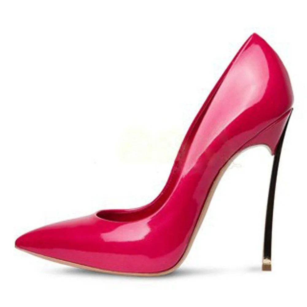 Contrast Coloured 12 cm High Heel Pumps