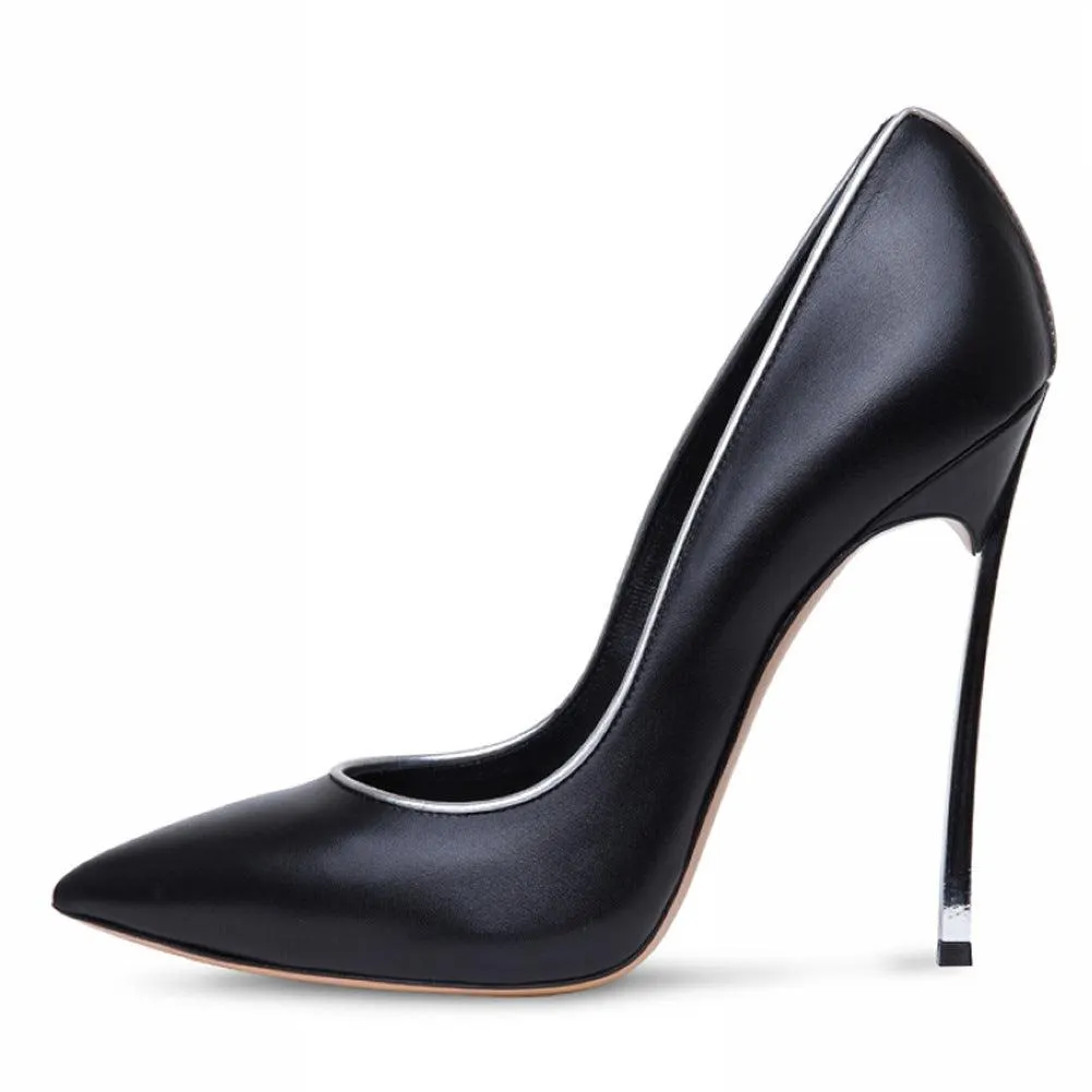 Contrast Coloured 12 cm High Heel Pumps