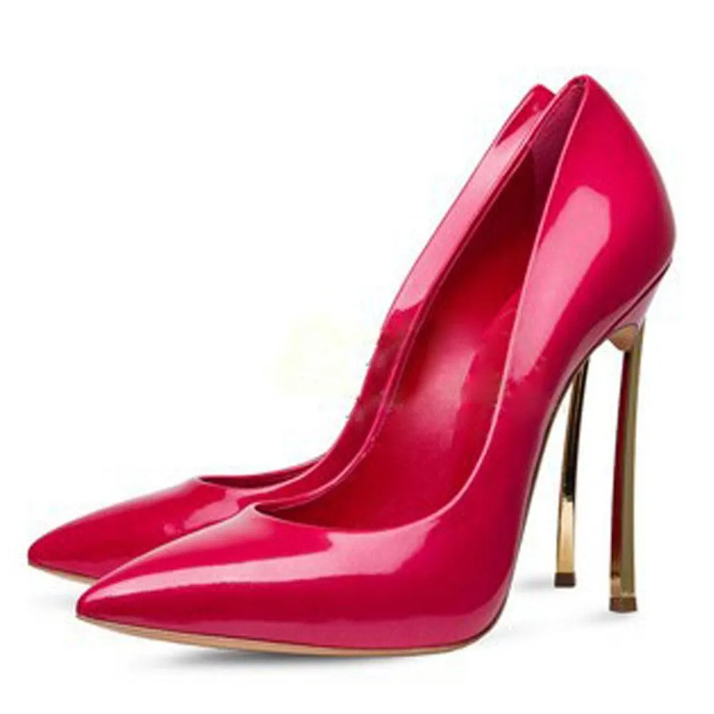 Contrast Coloured 12 cm High Heel Pumps