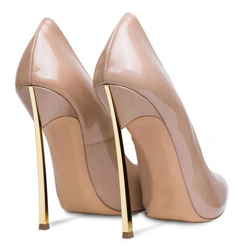 Contrast Coloured 12 cm High Heel Pumps