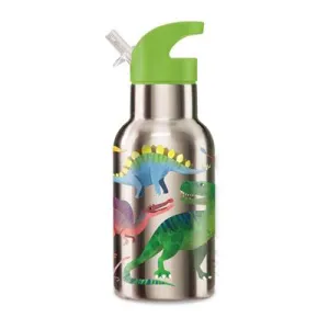 Crocodile creek handige thermische drinkfles | Dino