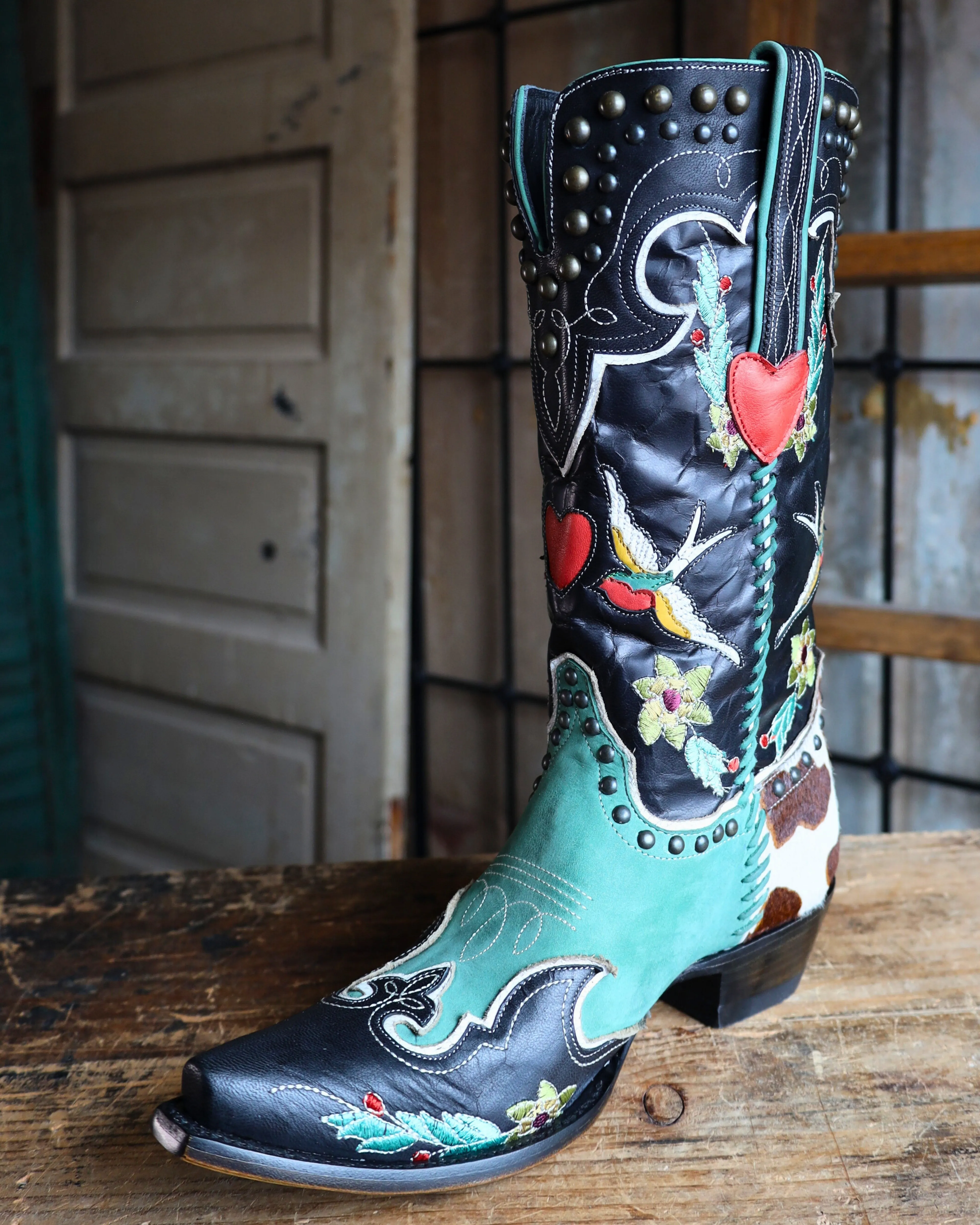 DOUBLE D RANCH WOMEN'S MIDNIGHT COWBOY BOOT