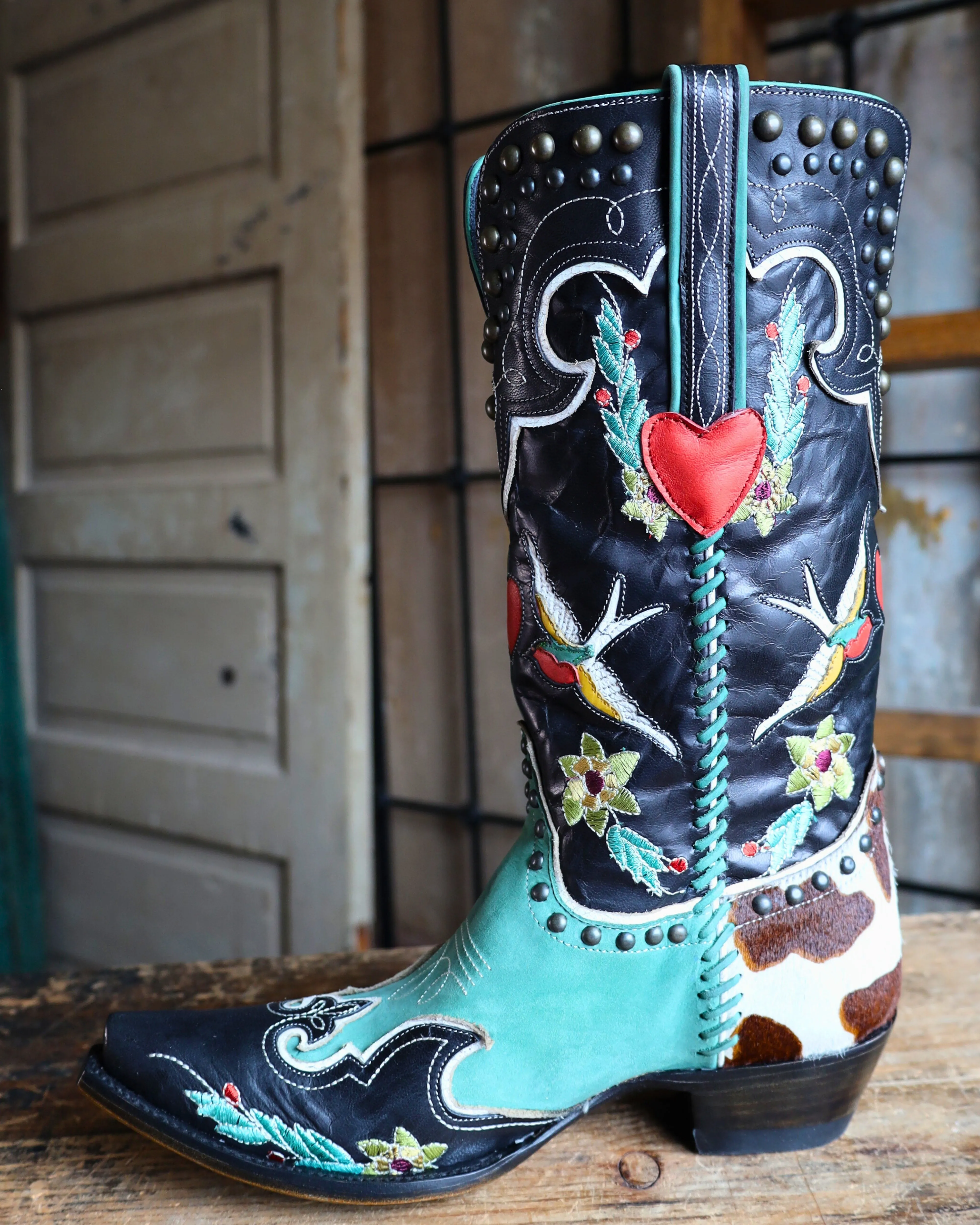 DOUBLE D RANCH WOMEN'S MIDNIGHT COWBOY BOOT