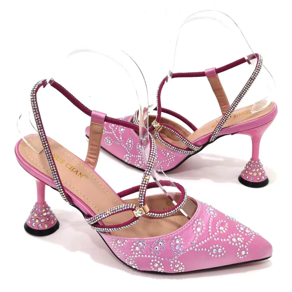 Elegant Affairs: Ladies' High Heels & Bag Set for Weddings