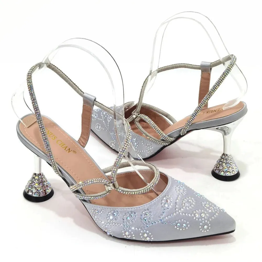 Elegant Affairs: Ladies' High Heels & Bag Set for Weddings