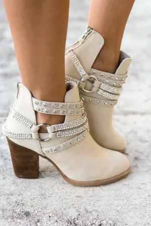 Elly Cream Booties