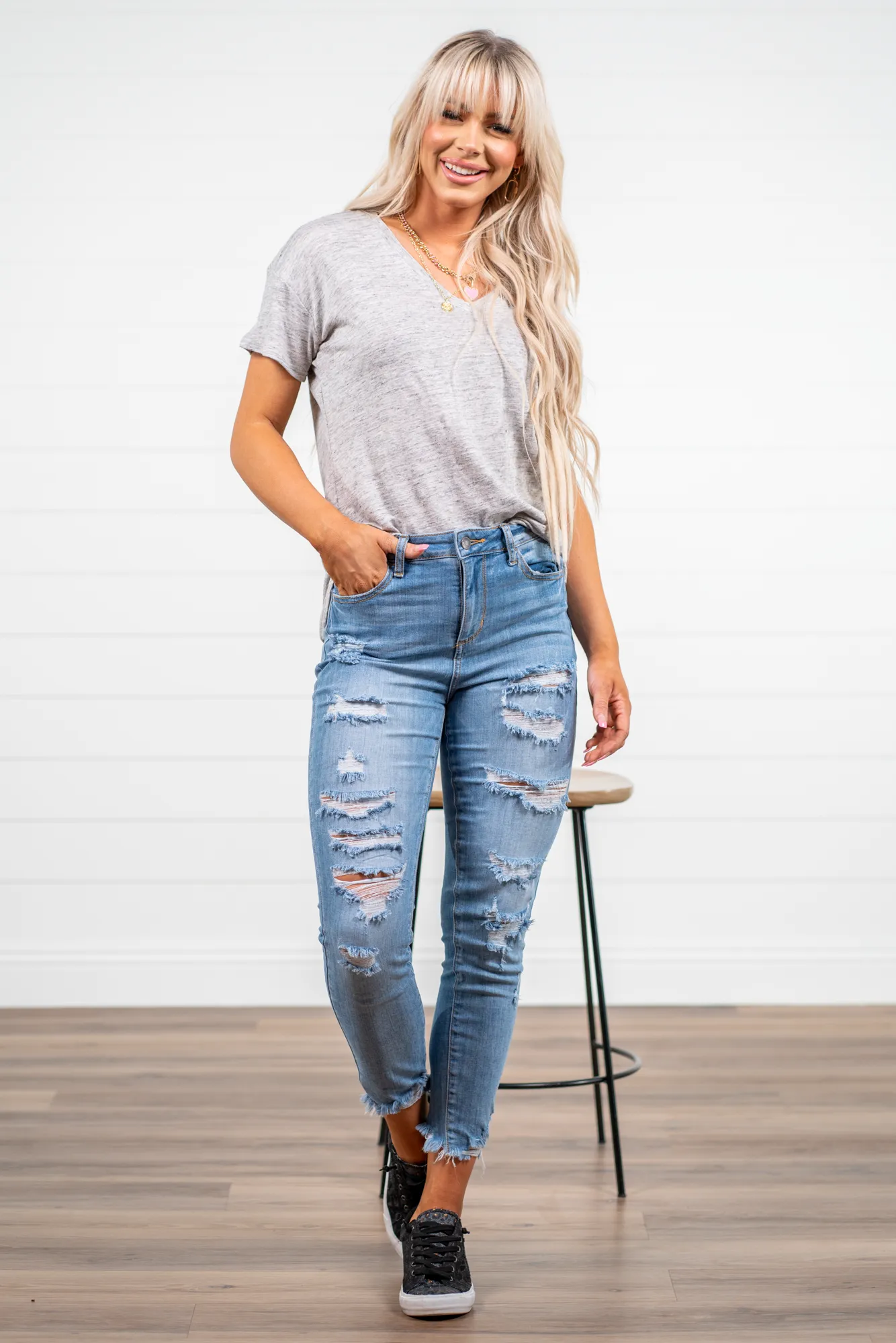 Emery High Rise Ankle Skinny