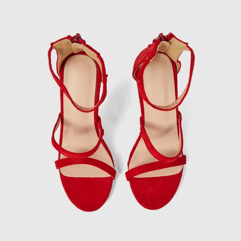 High Heels Sandal Red