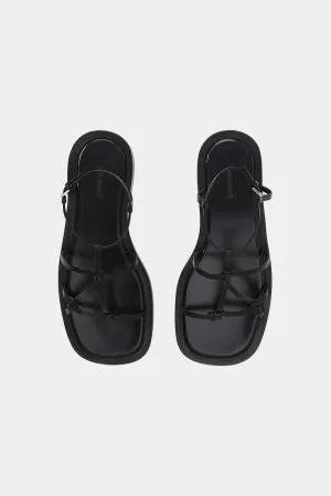 Low Classic - Middle Strap Sandals - Black