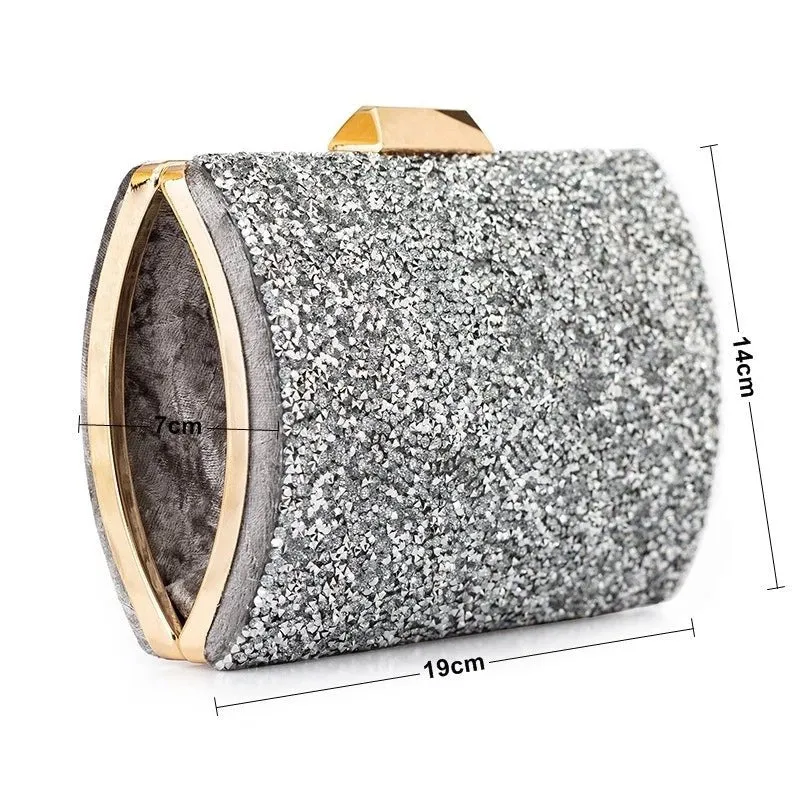 Luxy Moon Wedding Clutch Purse Sequin Evening Bag Party Handbag