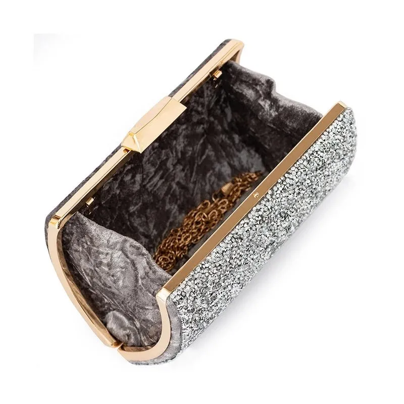 Luxy Moon Wedding Clutch Purse Sequin Evening Bag Party Handbag