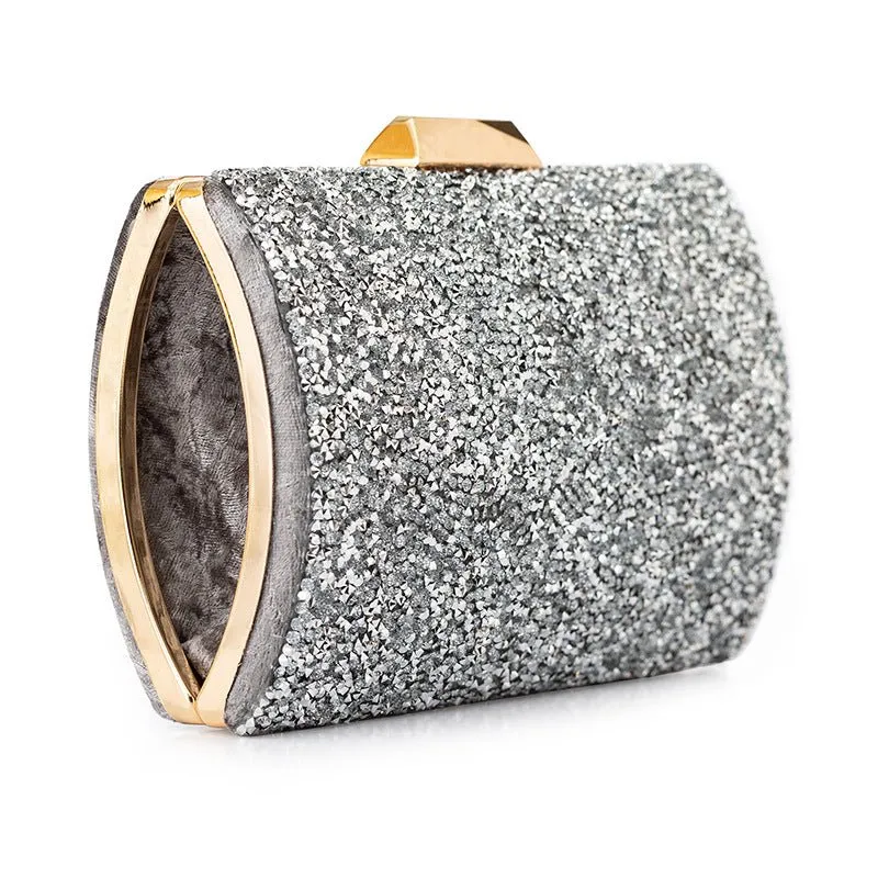 Luxy Moon Wedding Clutch Purse Sequin Evening Bag Party Handbag