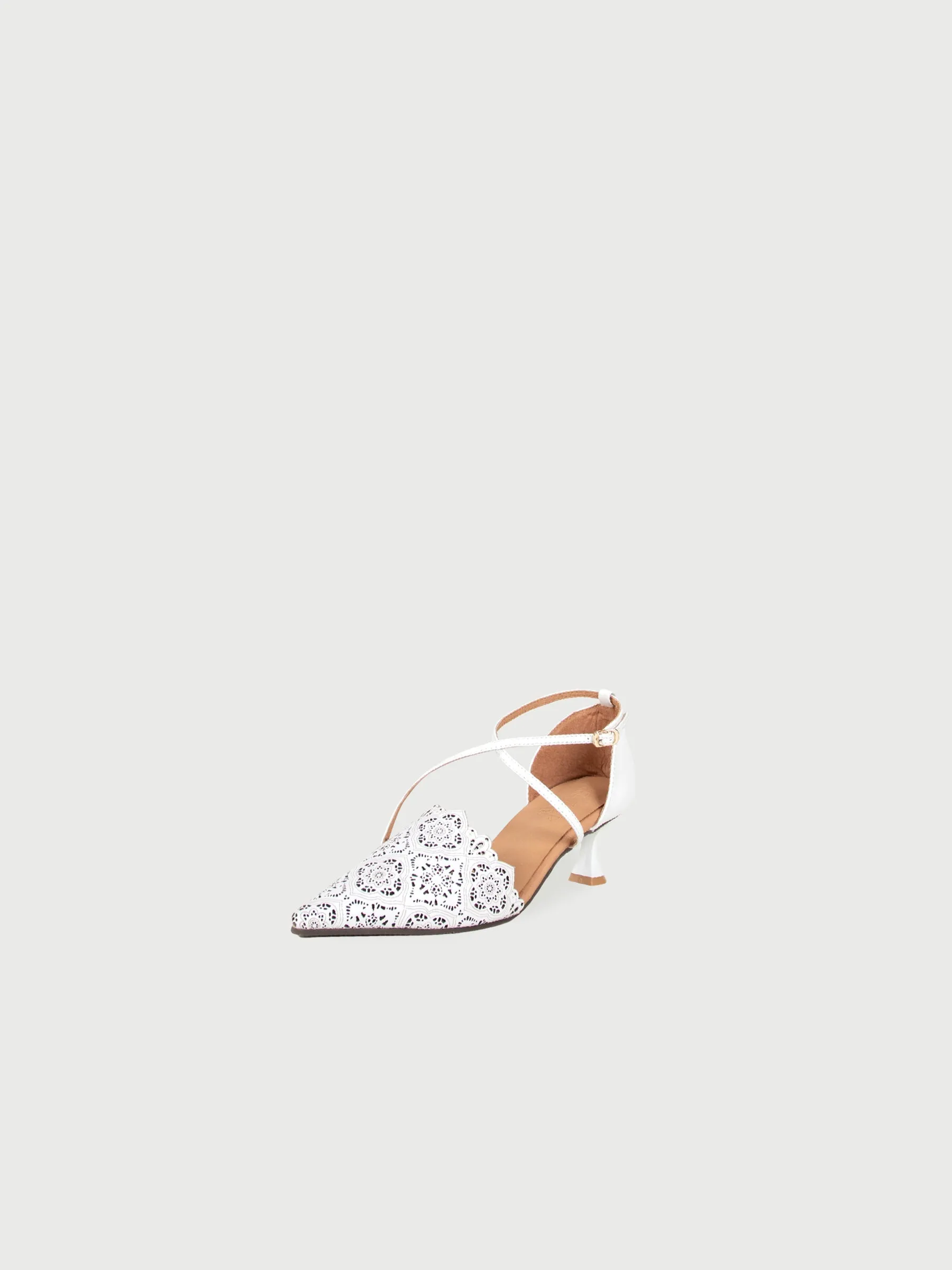 Pointed Laser-Cut Pumps