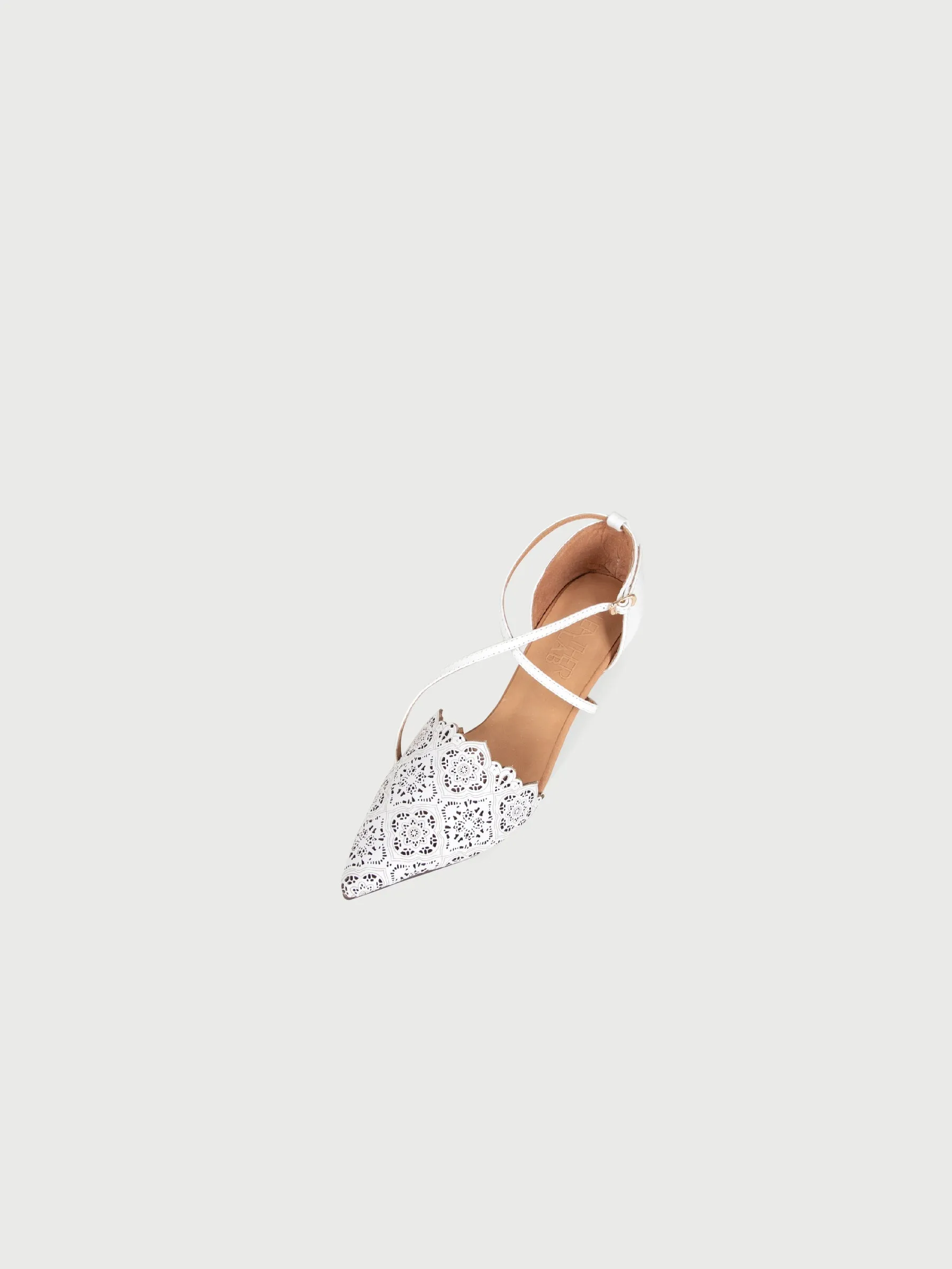 Pointed Laser-Cut Pumps