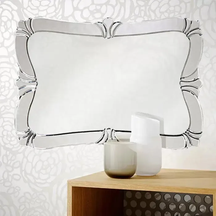 Rectangular Horizontal Venetian Mirror (VD-807) - Add a Touch of Elegance to Your Home Decor