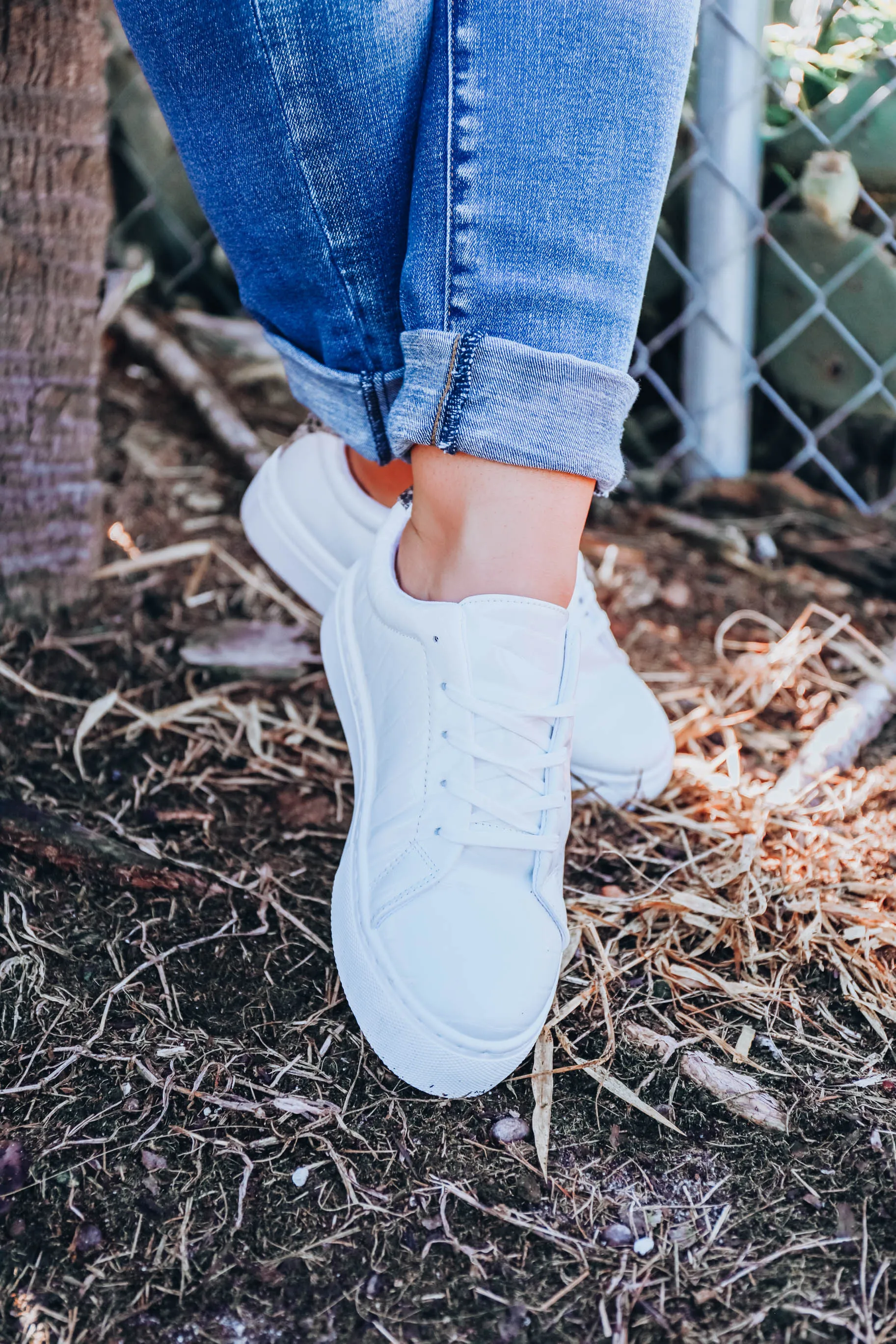 Royal Lace Up Sneaker - White