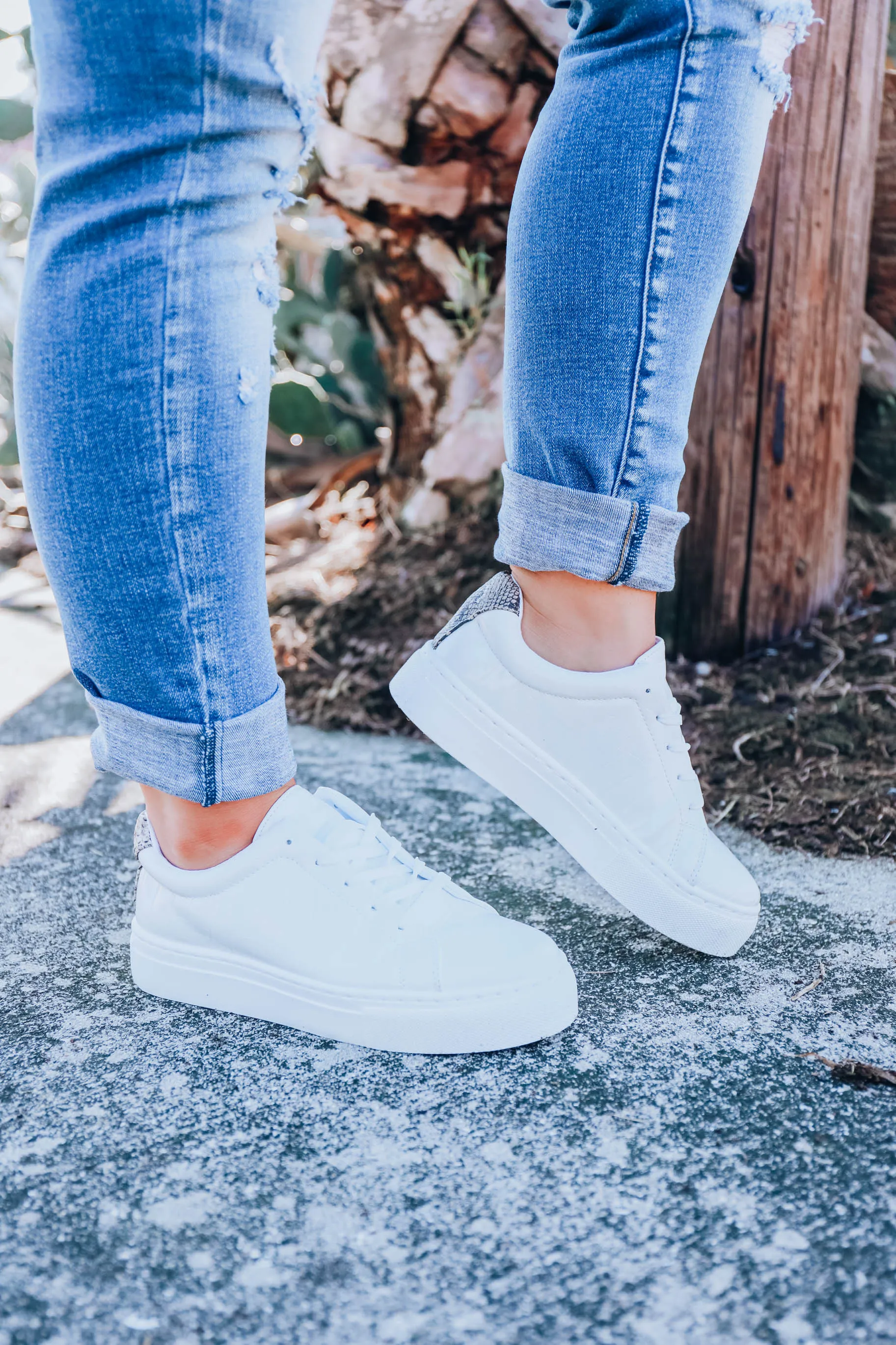 Royal Lace Up Sneaker - White