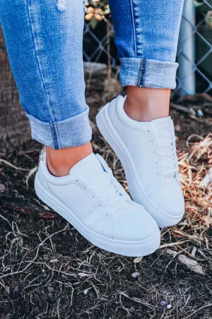 Royal Lace Up Sneaker - White