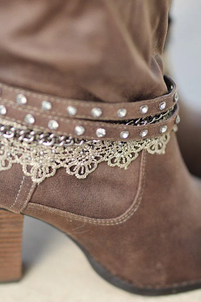 Taupe Lobsteria Booties