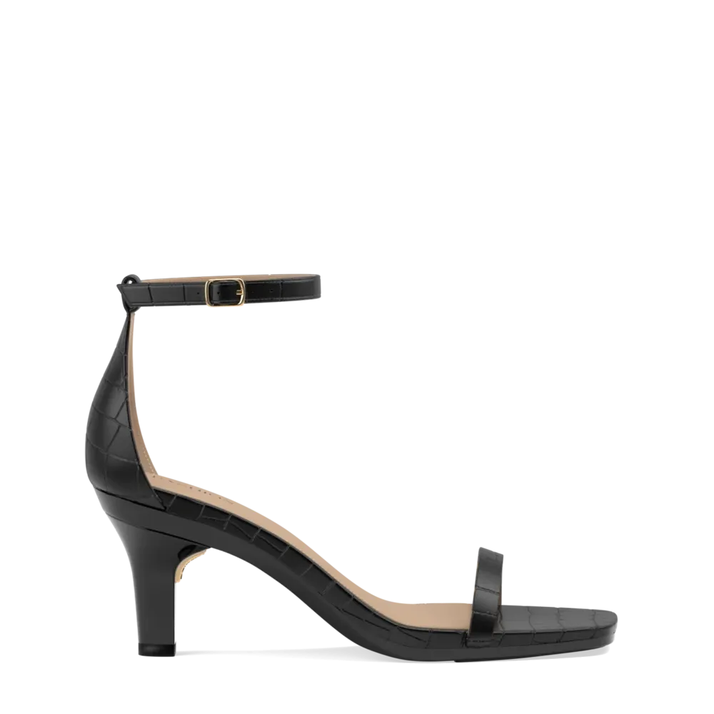 The Gigi - Coal Crocodile 3 Stiletto