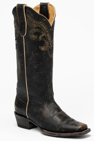 Tough Cookie Black Western Boots - Narrow Square Toe