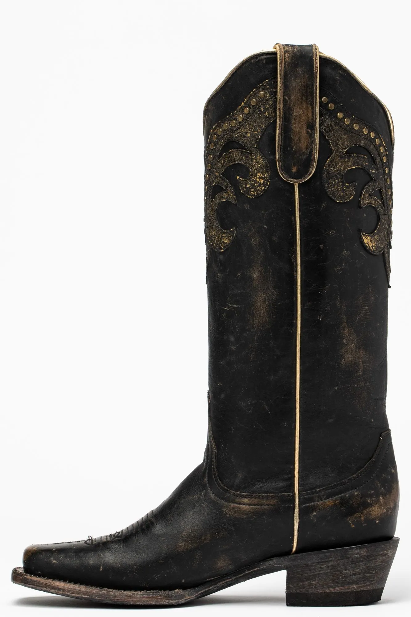 Tough Cookie Black Western Boots - Narrow Square Toe