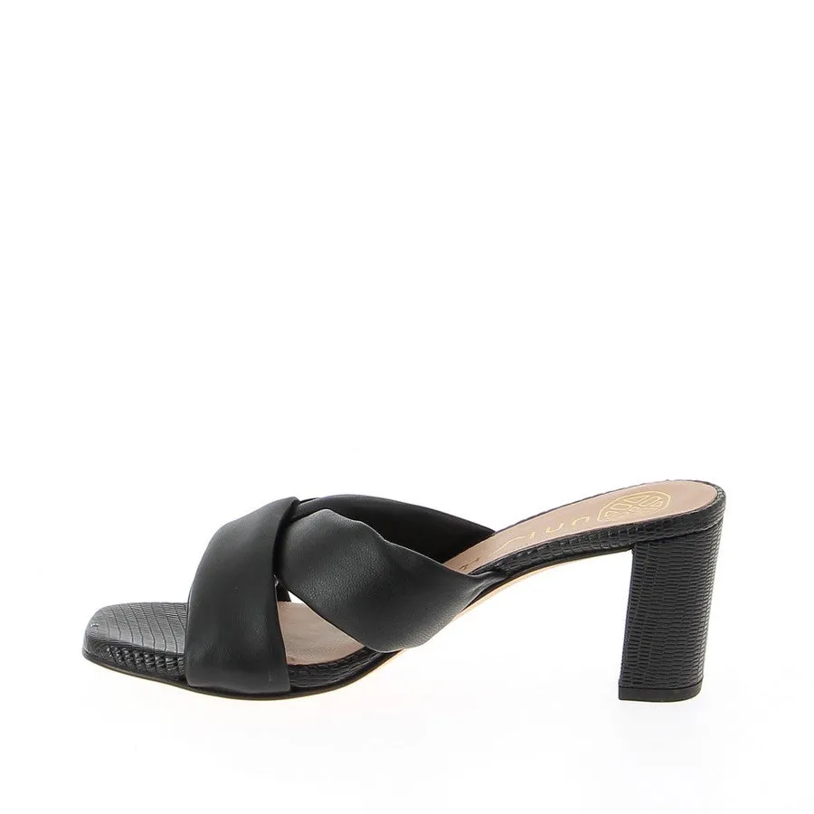 Unisa Moron Black Heeled Slide